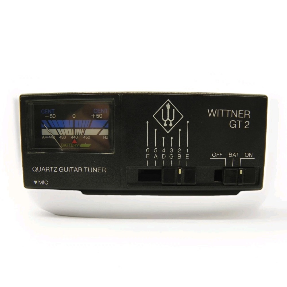 Vintage Wittner GT2 Quartz Guitar Tuner Works Tested Acoustic Electric Bass